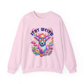 'Stay Weird' Psychedelic Deer Crewneck Sweatshirt